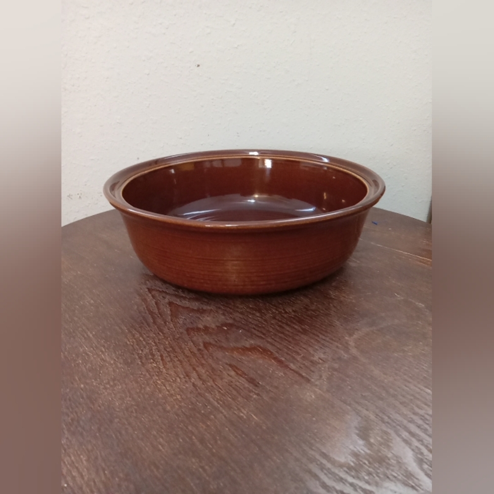 RARE HARD TO FIND RED WING POTTERY STONEWARE BOWL BAKING DISH MADE IN USA